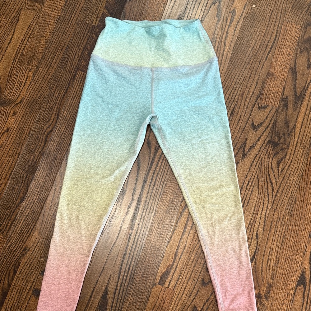 Beyond Yoga Women’s Rainbow 
Caught In The Midi Space-Dye High-Waisted Leggings - Picture 2 of 7